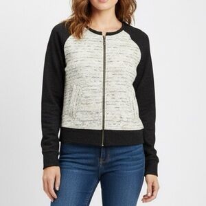 Anthropologie Dolan textured full zip lightweight jacket size medium